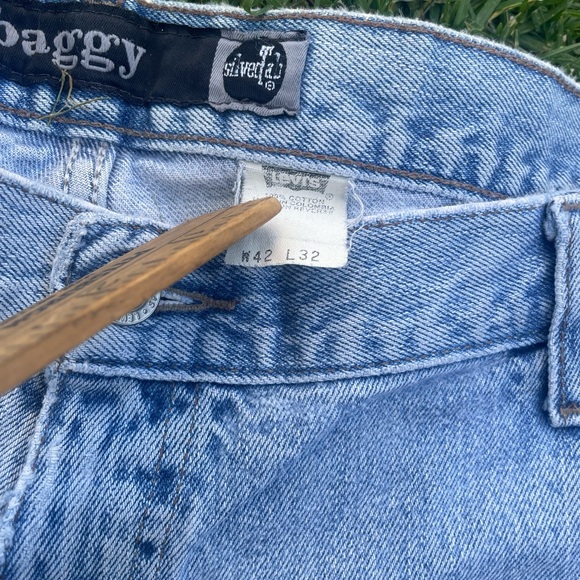 GRAIL 90s SILVERTAB LEVIS BAGGY FIT GRUNGE ALTERNATIVE STREETWEAR SKATER 42x32 - Picture 4 of 16